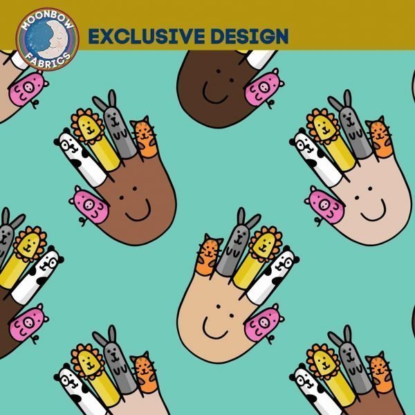 Finger Puppets – Exclusive Jersey – 190cm Remnant